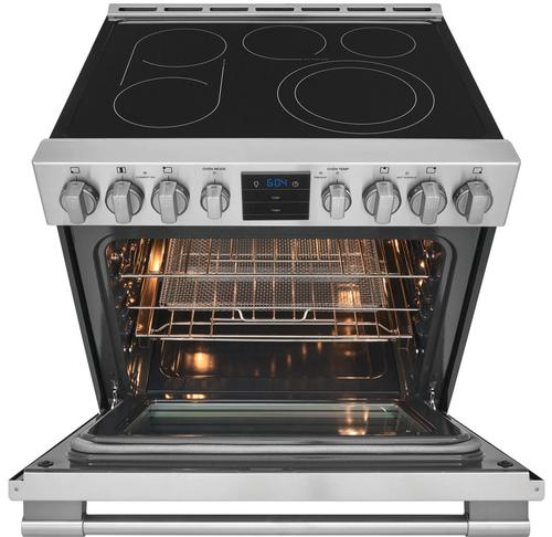 Frigidaire PCFE307CAF Professional 30'' Front Control Freestanding Air Fry Range